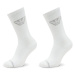 Emporio Armani Súprava 2 párov vysokých pánskych ponožiek 303122 3R345 00010 Biela