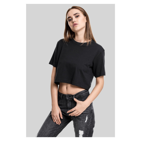 Women's short oversized T-shirt in black color Urban Classics