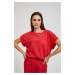 Women's T-shirt with pocket MOODO - red