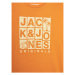 Jack&Jones Junior Tričko 12239435 Oranžová Standard Fit