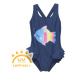 Dievčenské plavky COLOR KIDS Swimsuit W. Application 7198-Dark Denim