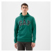 Mikina GAP French Terry Pullover Logo Hoodie Jade Stone