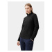 4f Black Fleece Stand-Up Collar Casual Women's