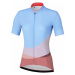 Women's cycling jersey Shimano Sumire Jersey Blue/Orange