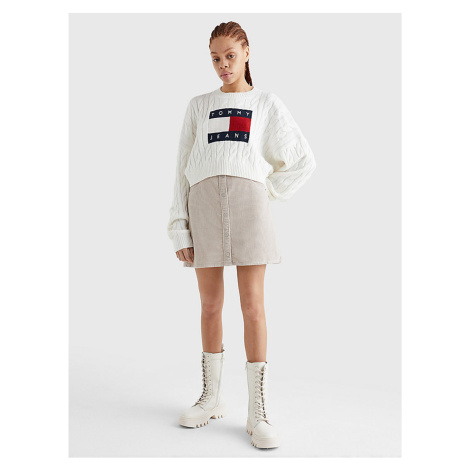 Svetre pre ženy Tommy Jeans - biela Tommy Hilfiger