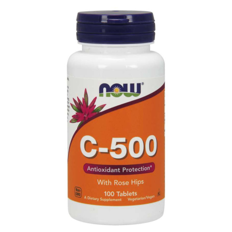NOW® Foods NOW Vitamín C-500 so šípkami, 100 tabliet
