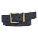 Tommy Hilfiger Opasok - SIGNATURE BELT 3.0 MONOGRAM modrý