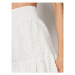 Rinascimento Trapézová sukňa CFC0103600003 Biela Regular Fit
