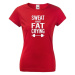 Dámské tričko Sweat is just fat crying - dámské tričko