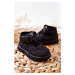 Children's high insulated shoes black clafi