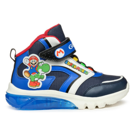 Geox Sneakersy J Ciberdron Boy J46LBJ 054FU C4226 DD Tmavomodrá