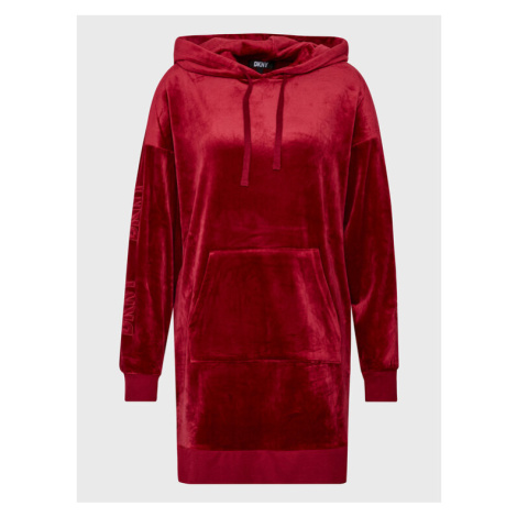 DKNY Nočná košeľa YI2322606 Červená Relaxed Fit