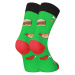 3PACK veselé ponožky Styx vysoké viacfarebné (H955115453) XL
