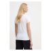Bavlnené tričko Armani Exchange dámske, biela farba, 8NYT70 YJ16Z NOS