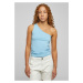 Women's asymmetrical top balticblue