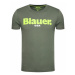 Blauer Tričko Usa 21SBLUH02128 004547 Zelená Regular Fit