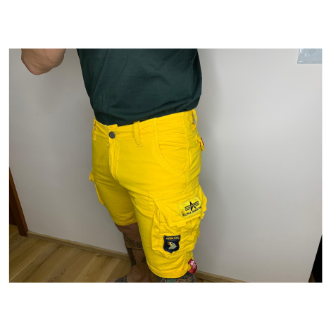 Alpha Industries - Crew Short Patch - Empire Yellow