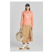 MIKINA GANT REG LOGO HOODIE PEACHY PINK