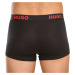 3PACK pánske boxerky HUGO čierné (50496723 001)