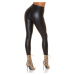 Sexy must-have faux leather thermal leggings black