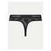Calvin Klein Underwear Stringové nohavičky 000QF7221E Čierna