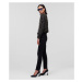 Bunda Karl Lagerfeld Bi-Colour Boucle Jacket Black/White Boucle