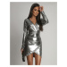 Silver glamour dress for a special occasion