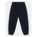 Tommy Hilfiger Bavlnené nohavice Woven Wide Pants KB0KB08703 Modrá Regular Fit