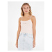 Light pink Women's Top Tommy Jeans TJW BBY Color Linear Strap - Womens