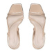 Calvin Klein Sandále Geo Stiletto Asy Sandal HW0HW01609 Béžová