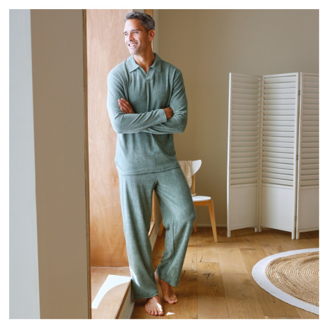 Froté pyžamo s nohavicami a dlhými rukávmi Blancheporte