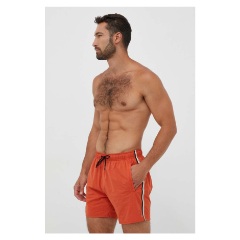 Plavkové šortky BOSS oranžová farba,50491594 Hugo Boss