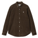 Carhartt WIP L/S Madison Fine Cord Shirt Buckeye/Wax