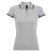 SOĽS Pasadena Women Damské polo tričko SL00578 Grey / navy