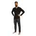 Pánske pyžamo NM2184E C76 čierne s potlačou - Calvin Klein