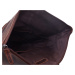 Dámsky kožený batoh zelený 250102