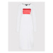 Armani Exchange Každodenné šaty 6LYA75 YJ8QZ 1000 Biela Slim Fit