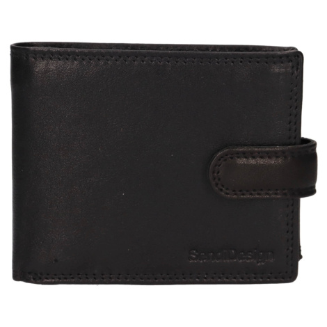 Pánska kožená peňaženka SendiDesign Chlore - čierna Sendi Design