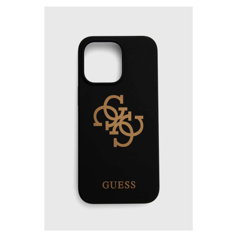 Puzdro na mobil Guess iPhone 13 Pro / 13 6,1" čierna farba