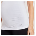 Dámske bezšvové tehotenské tričko MP s krátkymi rukávmi – biele