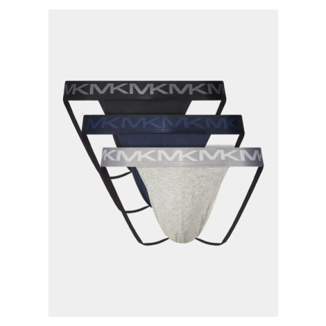 Michael Kors Súprava slipov 6BR1J10033 Tmavomodrá