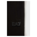 Detské bavlnené tepláky EA7 Emporio Armani šedá farba, s potlačou