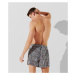 Plavky Karl Lagerfeld Stripe Aop Short Boardshorts Stripe Aop Black