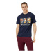 New Balance Hoops Abstract Graphic T-Shirt - Pánske - Tričko New Balance - Modré - MT23587ECL