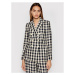 Tory Burch Sako Linen Gingham Blazer 79846 Farebná Regular Fit