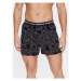 KARL LAGERFELD Súprava 3 kusov boxeriek Aop Woven Boxer Short (X3) 235M2108 Čierna