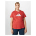 ADIDAS PERFORMANCE Funkčné tričko  svetločervená / biela