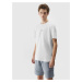 Men's Plain T-Shirt Regular 4F - White