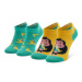 Happy Socks Súprava 2 párov detských členkových ponožiek KMNB02-7000 Zelená