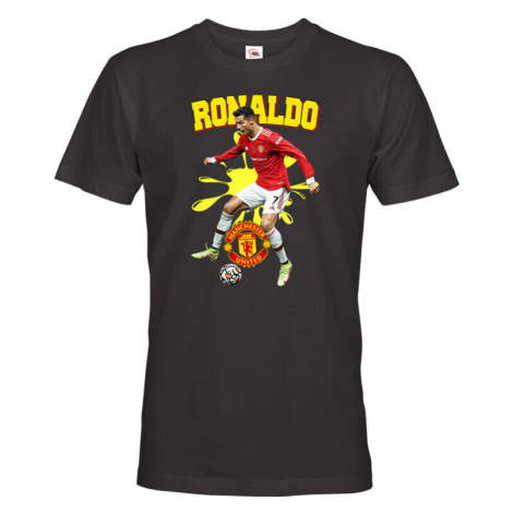 Pánské tričko s potlačou  Cristiano Ronaldo - tričko pre milovníkov futbalu